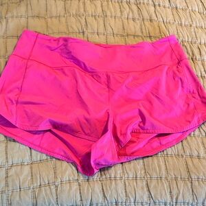 lululemon athletica Bright Pink Athletic Shorts